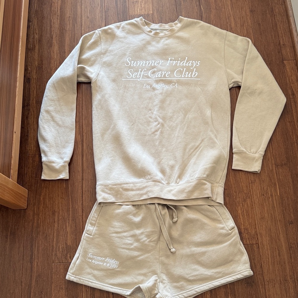 Summer Fridays Tan Lounge Set